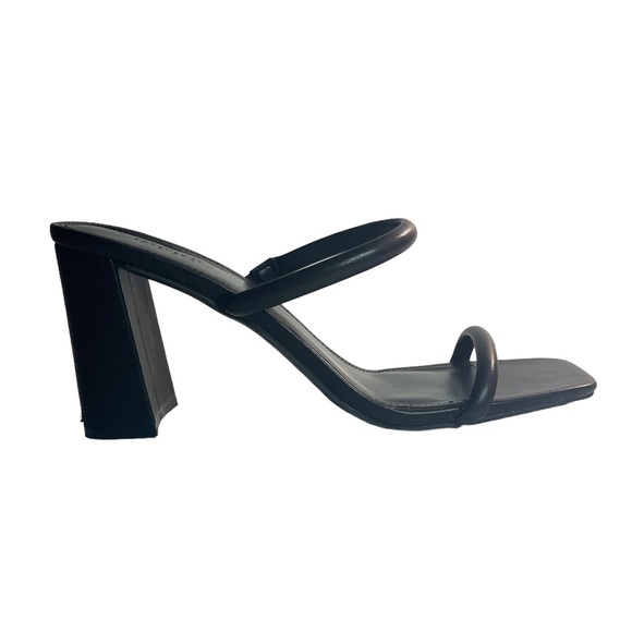 Forever 21 open toe square block heel - Picture 1 of 3